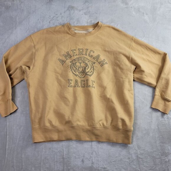 American Eagle Outfitters Sweaters - American Eagle Yellow Tiger Graphic Women's Longsleeve Sweater Top | Size M